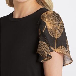 Black and Gold Women's Top